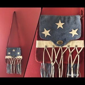 Suede vintage American flag purse 🇺🇸 🌟